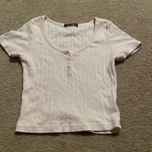 Baby pink brandy Melville baby tee